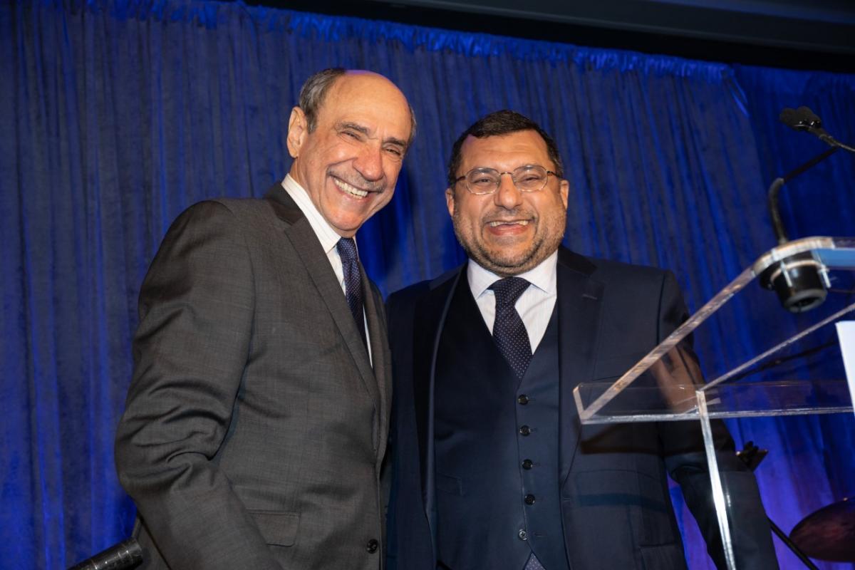 F. Murray Abraham and Dr. Saud A. Sadiq