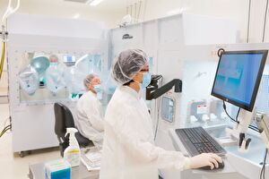 Researchers conduct an experiment